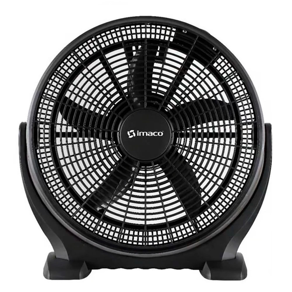 Ventilador de piso recirculador Imaco IVA164 55W, 3 velocidades, negro