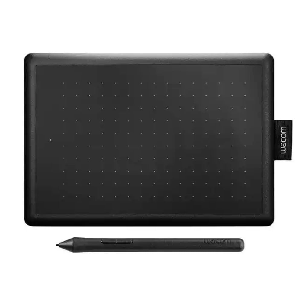 Tableta gráfica Wacom One by Wacom Small CTL472, incluye lápiz, negro