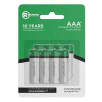 Batería recargable Radioshack AAA, x8 unidades, 2500 mAh
