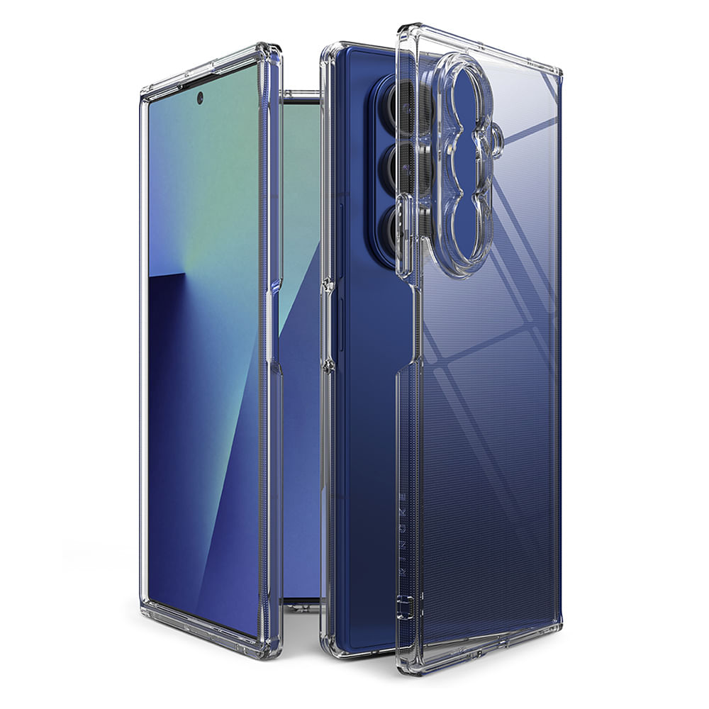 Imagen 2 del producto Case Samsung Galaxy Z Fold 7 Fusion, PC y TPU, imán de neodimio, protector resistente, transparente