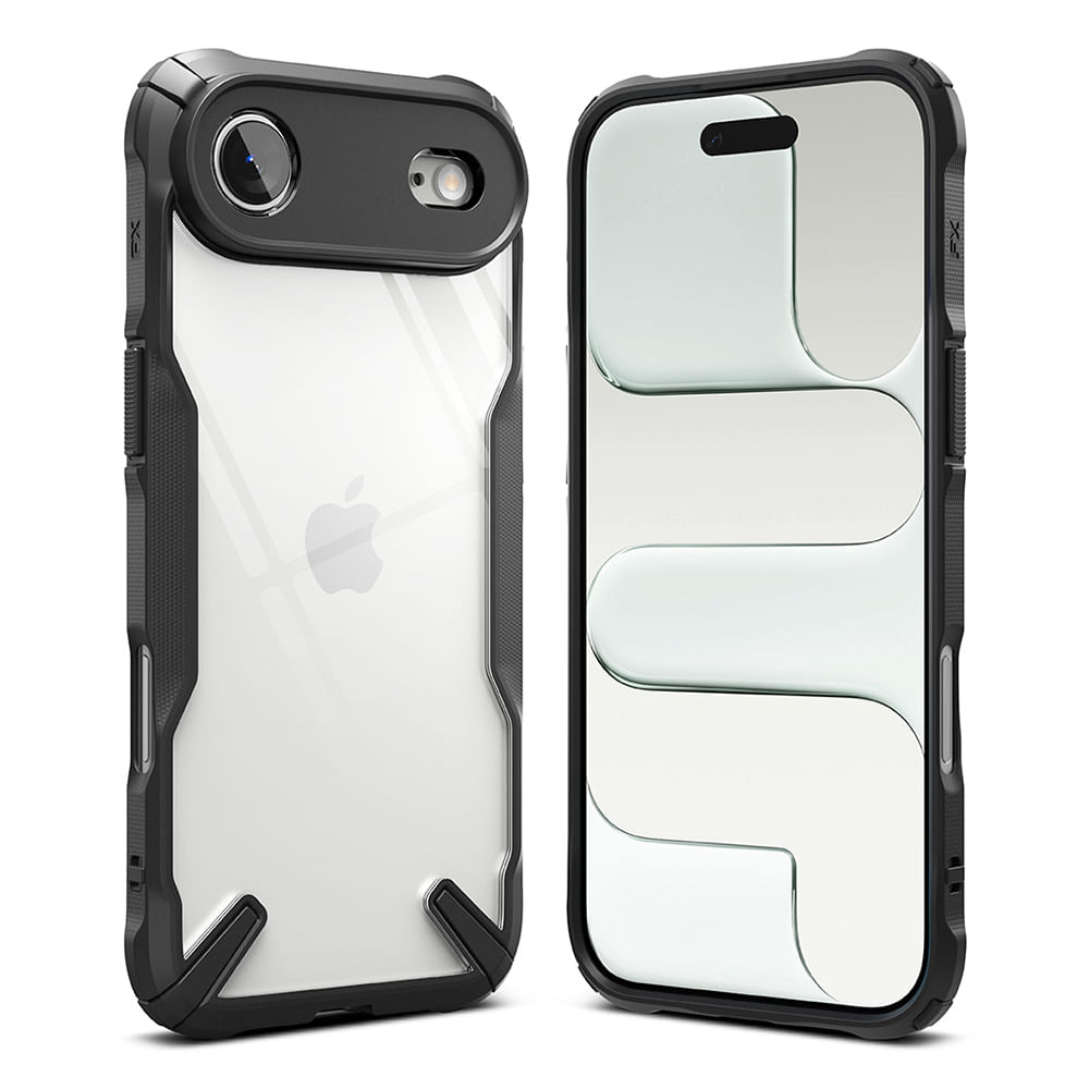 Imagen 2 del producto Case iPhone Air Fusion X Negro, PC y TPU, imán de neodimio, protector resistente, bordes reforzados