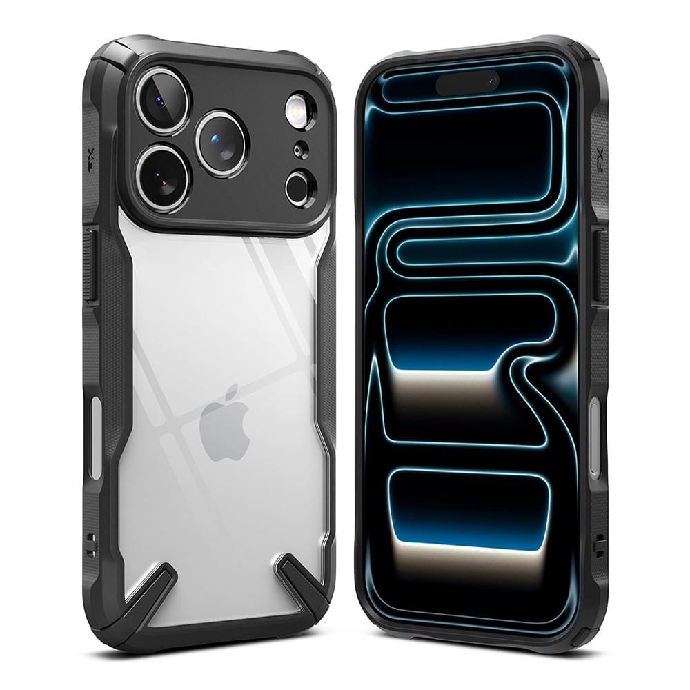 Imagen 2 del producto Case iPhone 17 Pro Fusion X Negro, PC y TPU, imán de neodimio, protector resistente, bordes reforzados