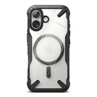 Case iPhone 17 Fusion X Magnetic Negro, PC y TPU, imán de neodimio, protector resistente, bordes reforzados