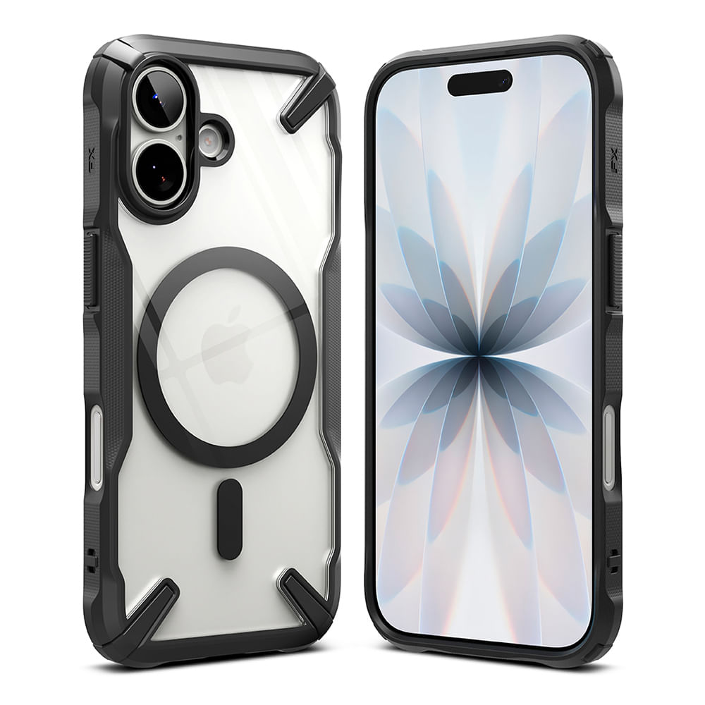 Imagen 2 del producto Case iPhone 17 Fusion X Magnetic Negro, PC y TPU, imán de neodimio, protector resistente, bordes reforzados