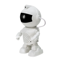 Lámpara proyector astronauta multifuncional luces estrellas, control remoto, cambios de color, blanco