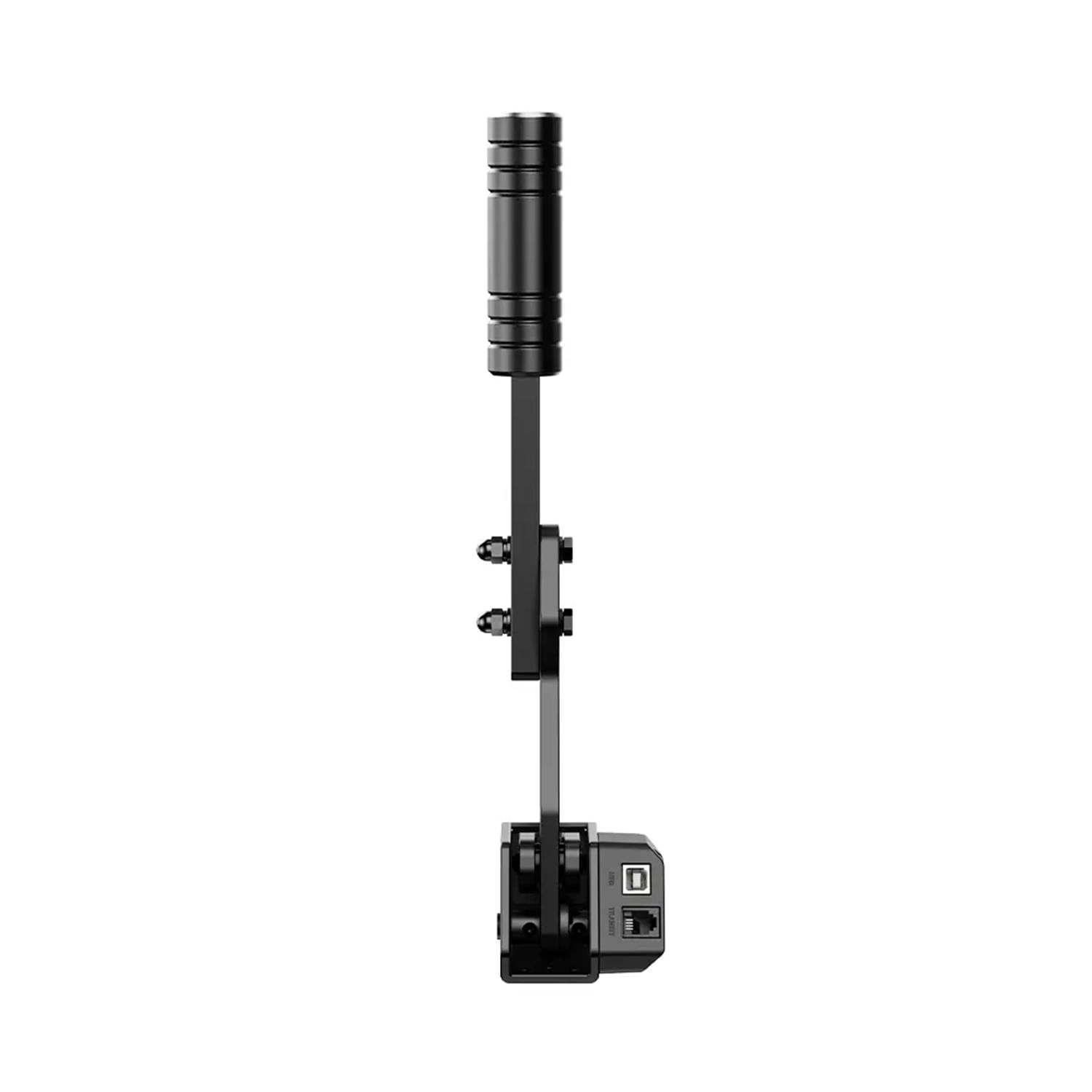 Imagen 2 del producto Freno de mano Moza HBP, aluminio aeronáutico, sensor 16 bits, recorrido ajustable, modo dual, conexión USB para PC, negro