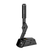 Freno de mano Moza HBP, aluminio aeronáutico, sensor 16 bits, recorrido ajustable, modo dual, conexión USB para PC, negro