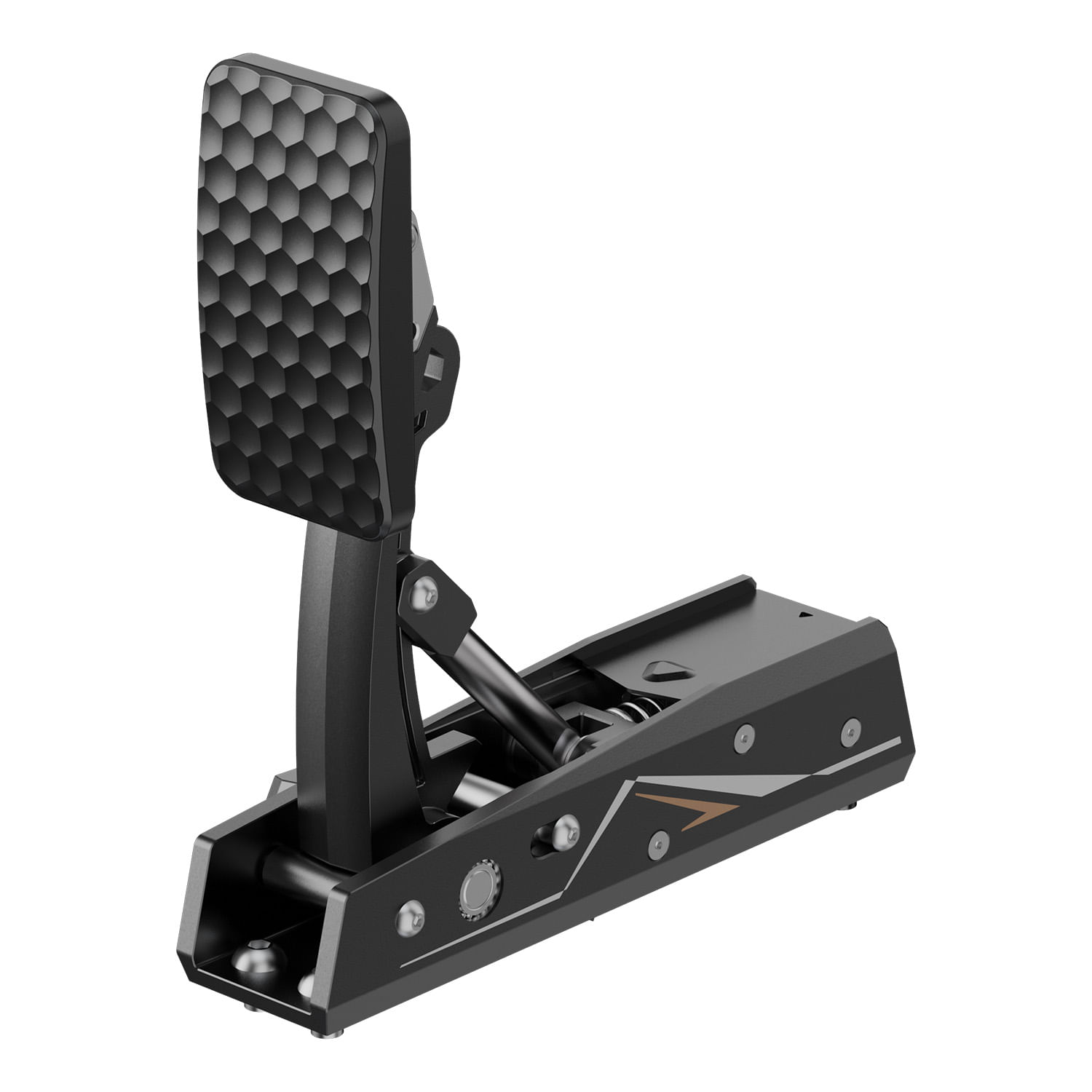 Imagen 2 del producto Pedales Moza CRP2, aluminio CNC, celda de carga 200K, sensor 15 bits, ajuste sin herramientas, diseño ergonómico y montaje invertido, negro