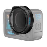 Macro Lens Mod para GoPro HERO13, enfoque ajustable y resistente al agua, negro