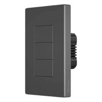 Interruptor de luz mecánico inteligente SONOFF, Wi-Fi, negro - M5-3C-120