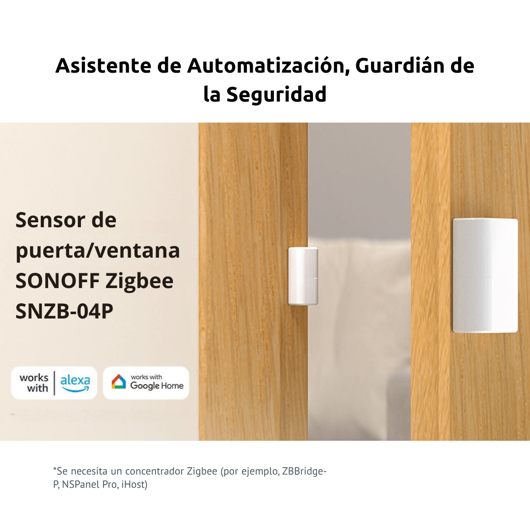 Imagen 2 del producto Sensor de puerta o ventana SONOFF Zigbee, blanco - SNZB04P