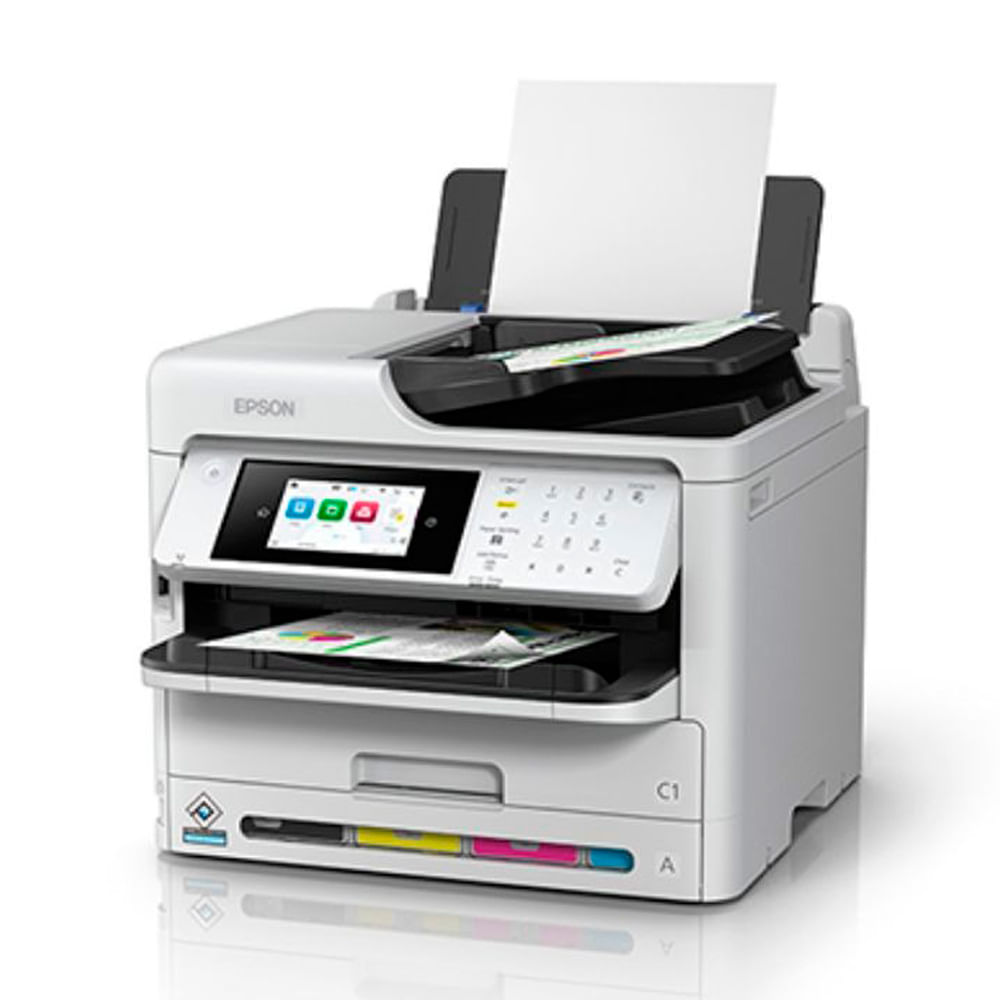 Imagen 1 del producto Impresora multifuncional Epson WorForce WF-C5810 inalámbrica, USB, Wi-Fi, Ethernet, gris