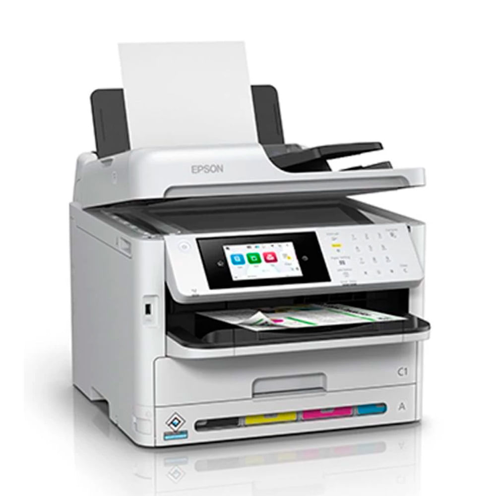 Imagen 2 del producto Impresora multifuncional Epson WorForce WF-C5810 inalámbrica, USB, Wi-Fi, Ethernet, gris