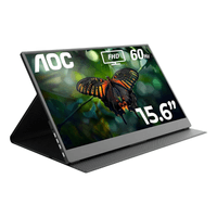 Monitor portátil plano 15.6"" AOC 16T20 IPS, FHD(1920x1080), 16:9, 60 Hz, 5 ms