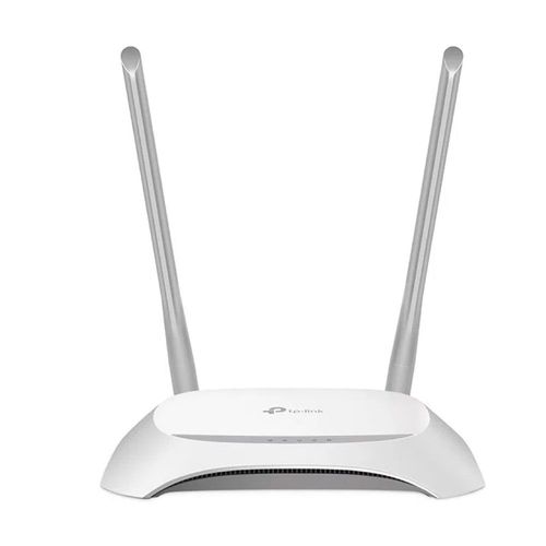 Router TP-Link TL-WR840N, banda 2.4GHz, 300Mbps, 2 antenas, 4 puertos LAN y 1 puerto WAN