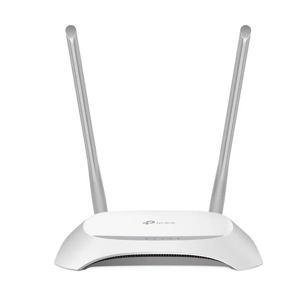 Router TP-Link TL-WR840N inalámbrico, banda 2.4 GHz, 300 mbps, 4 puertos LAN, 2 antenas