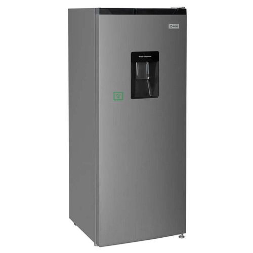 Refrigeradora Miray RM-175HD 175L Frost, 1 puerta, acero inoxidable, dispensador de agua, eficiencia A, luz LED