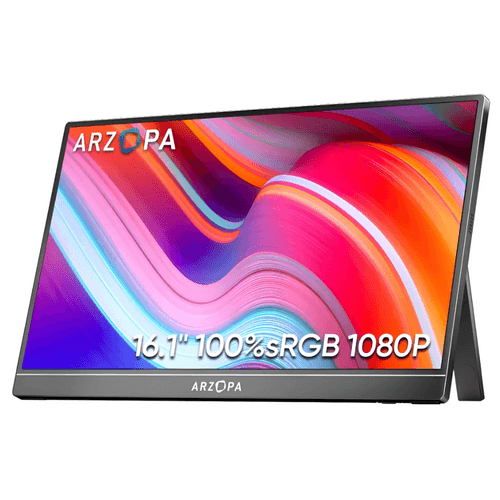 Monitor plano portátil Arzopa Plano Z1C 16" IPS, FHD(1920x1080), 16:9, 60 Hz, 5 ms