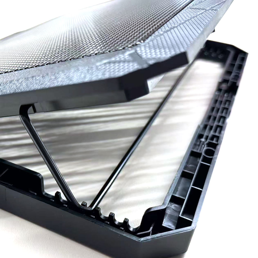 Imagen 2 del producto Cooler para laptop Coolbox Teraware máx. 17"" gamer, 2 puertos USB, 4 ventiladores, con LED