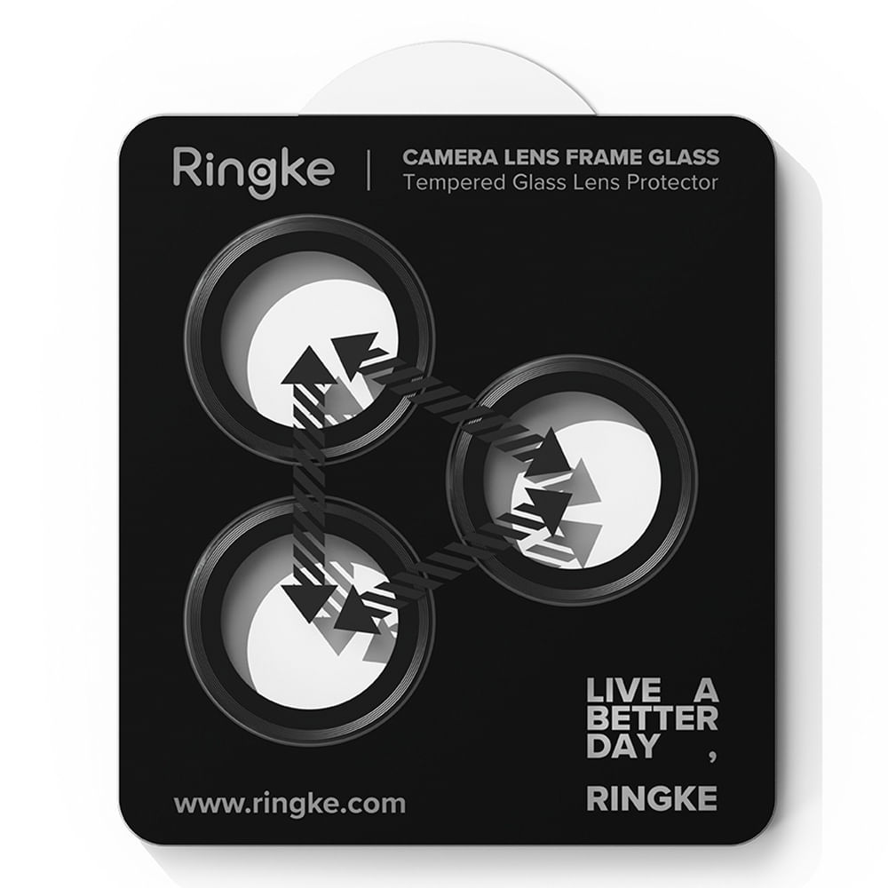 Imagen 2 del producto Protector de cámara Ringke para iPhone 17 Pro / Pro Max, con aplicador 2 unidades, vidrio