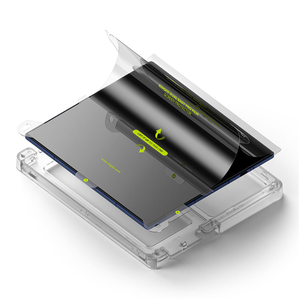 Imagen 2 del producto Protector de pantalla clear Ringke para Galaxy Z Fold 7, dual easy film, con instalador, 2 unidades, vidrio