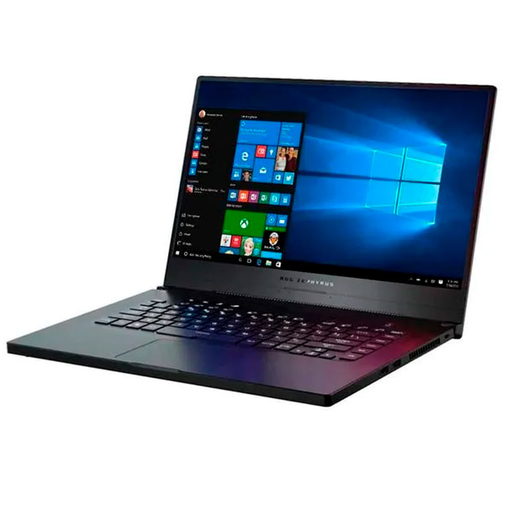 Laptop Asus ROG Zephyrus G GA502DU, AMD Ryzen 7 3750H, 16GB RAM, 512GB SSD, 6GB Nvidia GTX1660TI Max-Q,LED 15.6" FHD, Windows 10 Home, negro