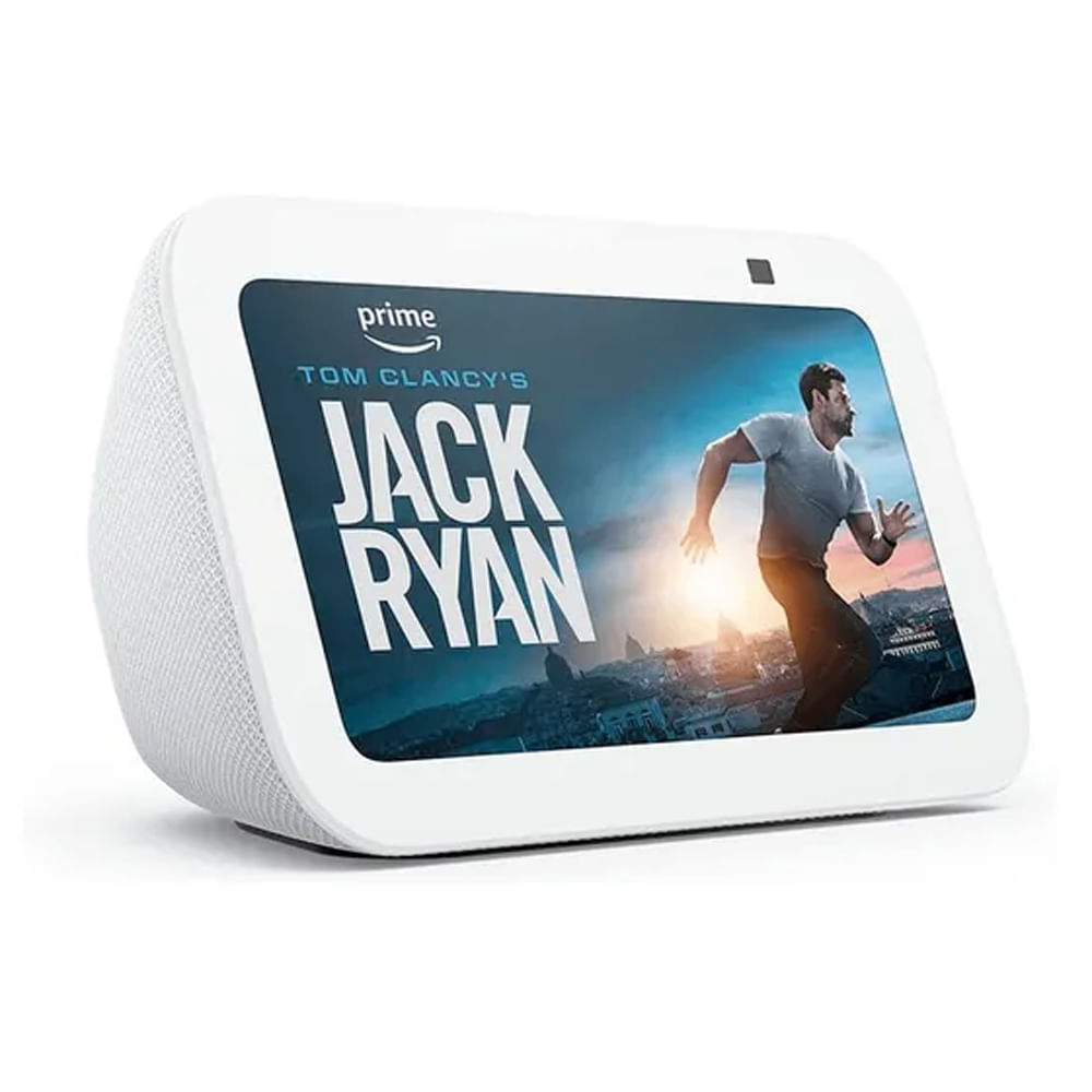 Pantalla inteligente Amazon Echo Show 5 3ra gen, 5.5", control de voz, Alexa, control táctil, cámara 2MP, obturador, blanco
