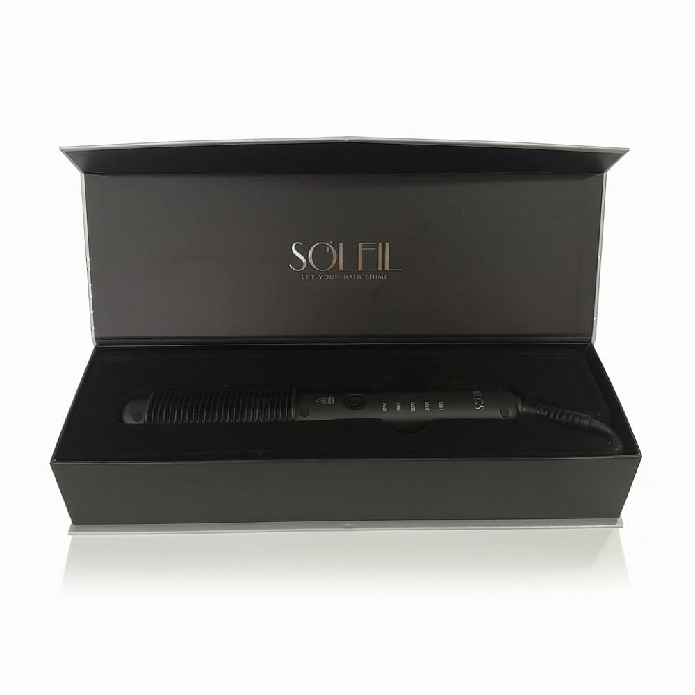 Imagen 2 del producto Peine térmico para cabello Styling Comb SOLEIL 145W, negro