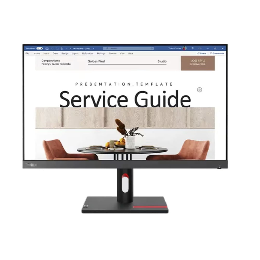 Monitor Lenovo ThinkVision S24i-30 23.8 Pulgadas WLED IPS 100Hz HDMI VGA