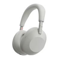 Audífonos con cancelación de ruido Sony WH-1000XM6 micrófono incorporado, máx. 30 horas, control de música y llamadas, gris plata