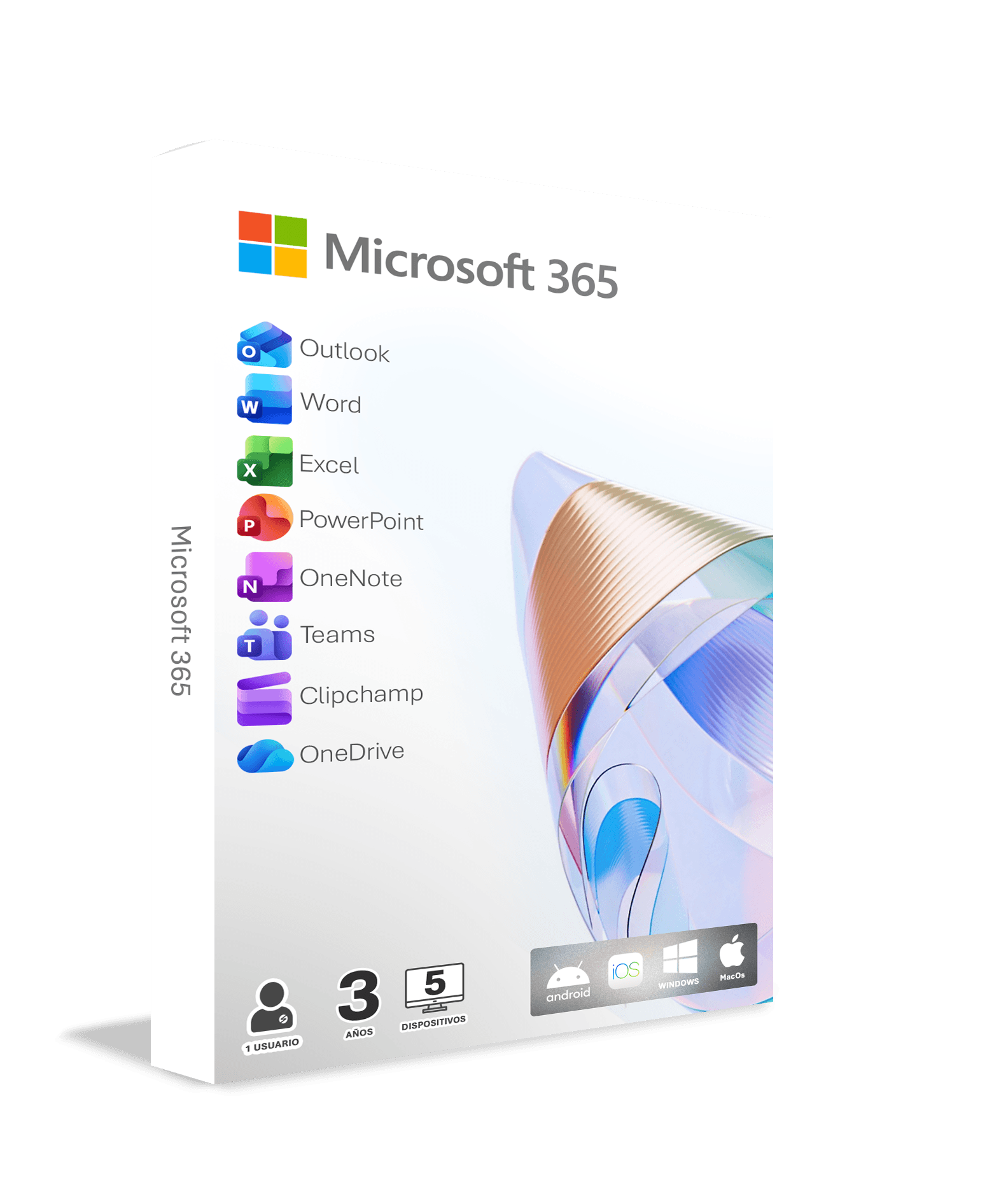 Office 365 Personal por invitación 3 años, 1 Usuario, 5 dispositivos