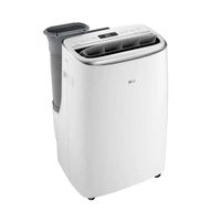 Aire acondicionado portátil LG Dual Inverter 14,000 BTU, frío solo, motor BLDC, control WiFi y voz, blanco