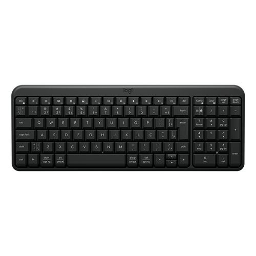 Teclado inalámbrico Logitech K250 Bluetooth, membrana, español, negro
