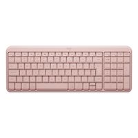 Teclado inalámbrico Logitech K250 Bluetooth, membrana, español, rosado