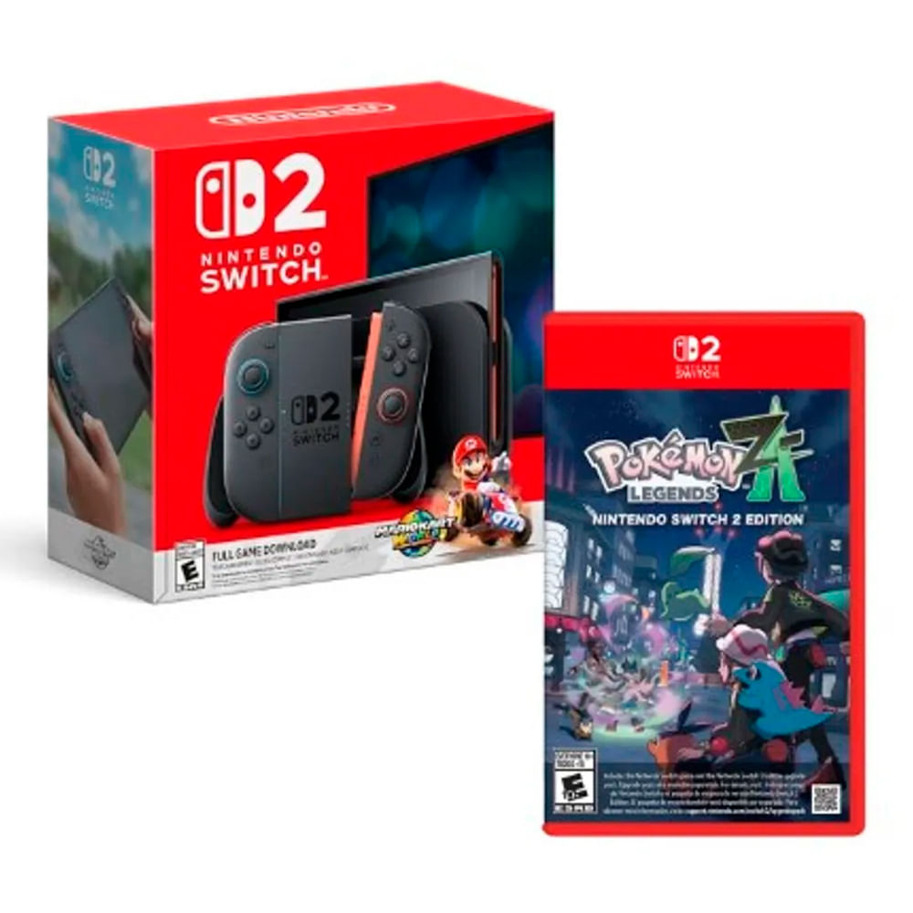 Imagen 1 del producto Consola Nintendo Switch 2 Bundle Mario Kart World + Pokemon Legends: Z-A