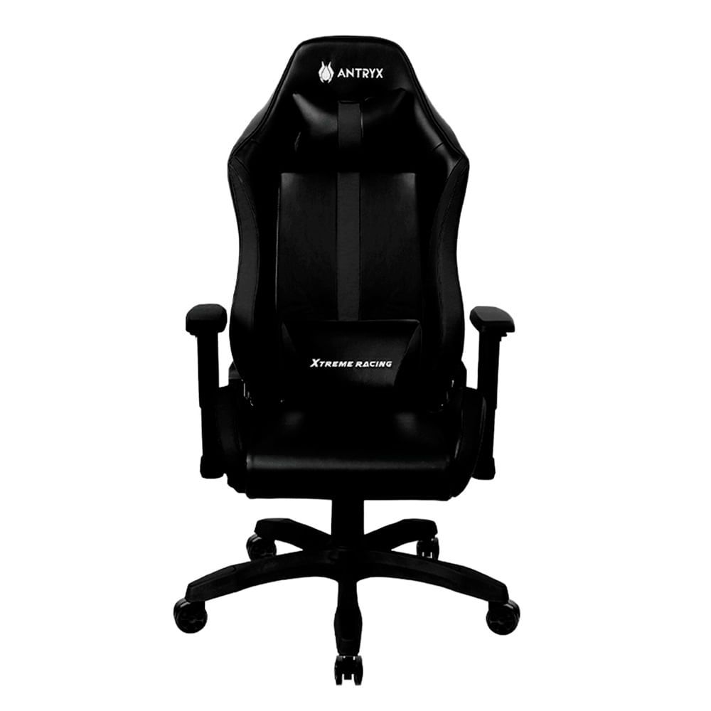 Silla gamer Antryx Xtreme Racing Nova AXR-4500-2BK, respaldo reclinable 180°, cojines ergonómicos, estructura metálica, negro