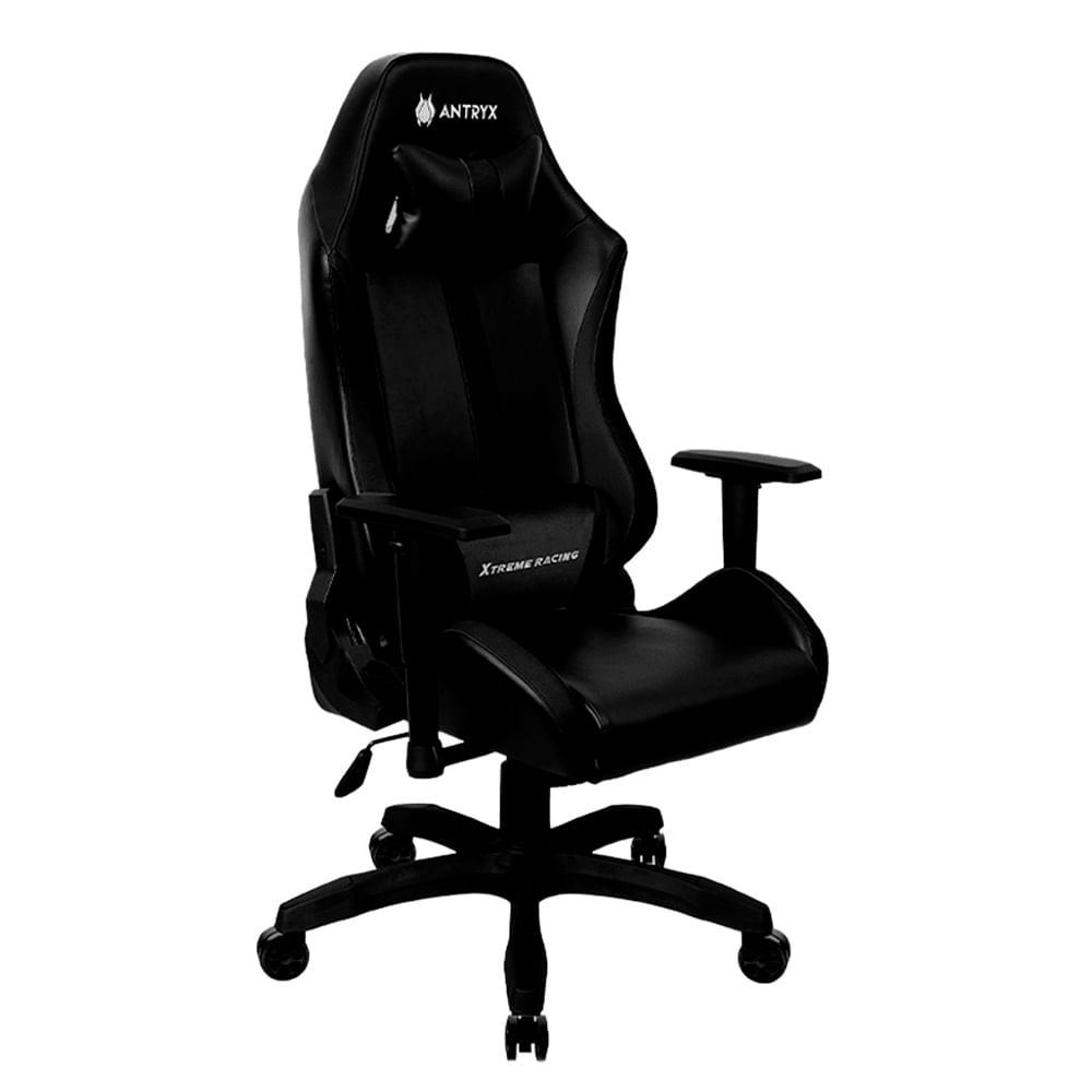 Imagen 2 del producto Silla gamer Antryx Xtreme Racing Nova AXR-4500-2BK, respaldo reclinable 180°, cojines ergonómicos, estructura metálica, negro