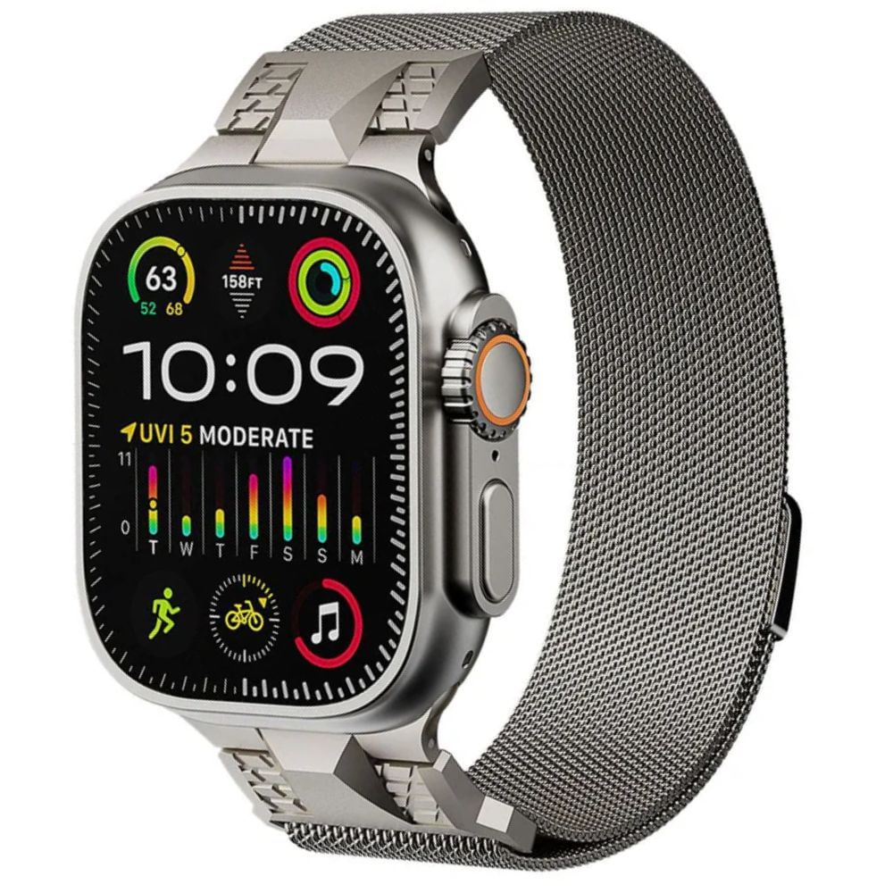 Imagen 1 del producto Correa de titanio para Apple Watch Milanese Loop Ultra magnético