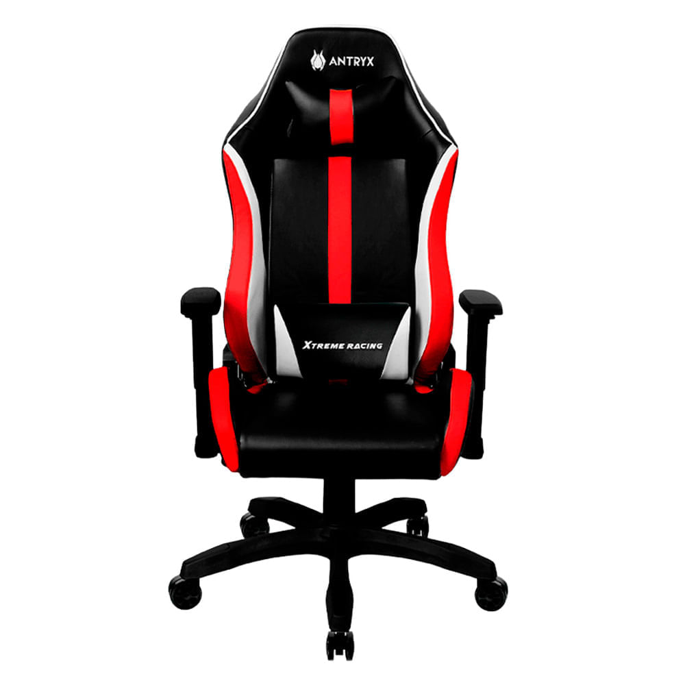 Silla gamer Antryx Xtreme Racing Nova AXR-4500-2RD con respaldo reclinable 180° y cojines ergonómicos, rojo