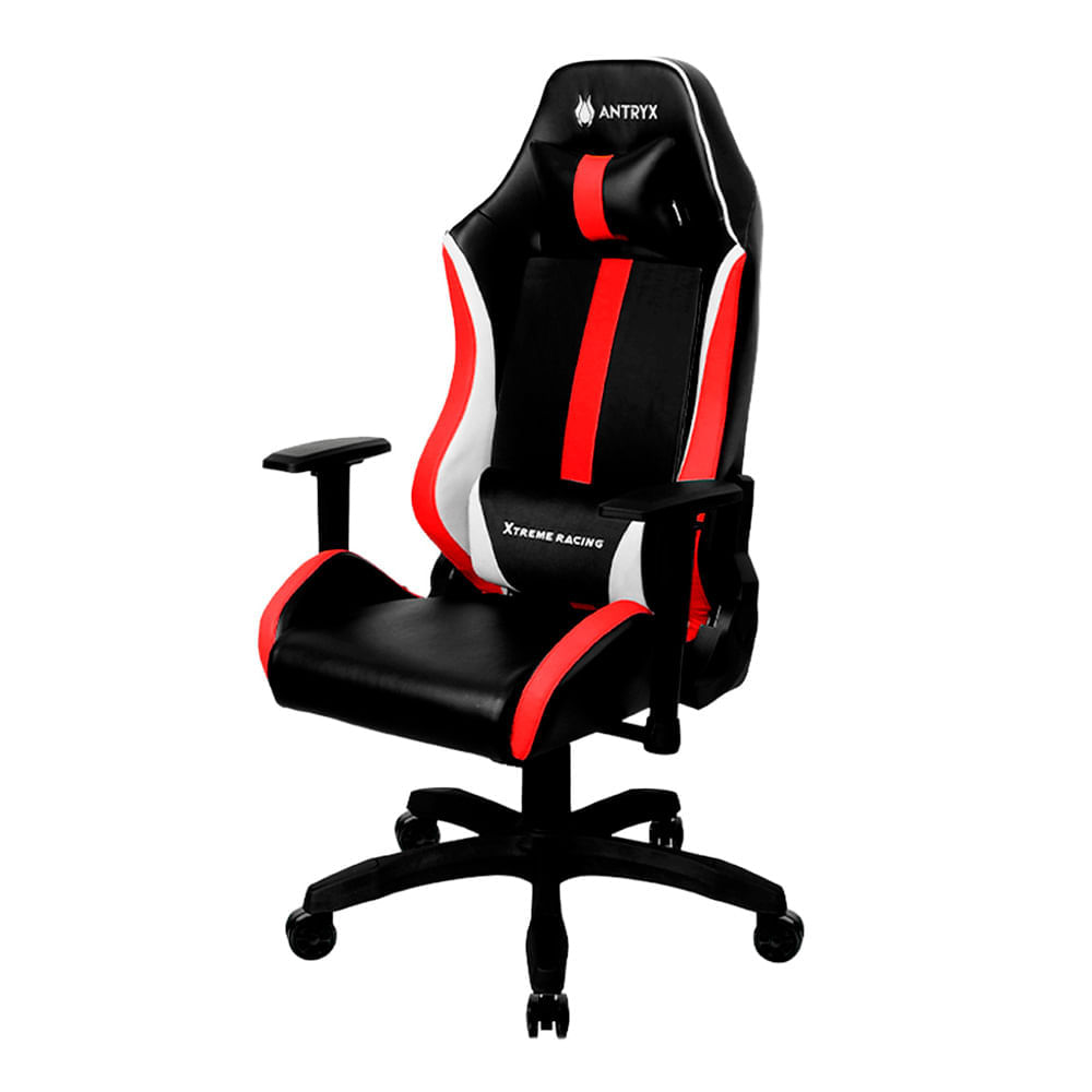 Imagen 2 del producto Silla gamer Antryx Xtreme Racing Nova AXR-4500-2RD con respaldo reclinable 180° y cojines ergonómicos, rojo