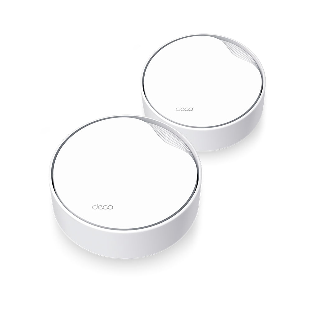 Imagen 1 del producto Sistema Mesh TP-Link Deco X50 PoE Pack 2 AX3000, Wi-Fi, doble banda, puerto 2.5Gbps, blanco
