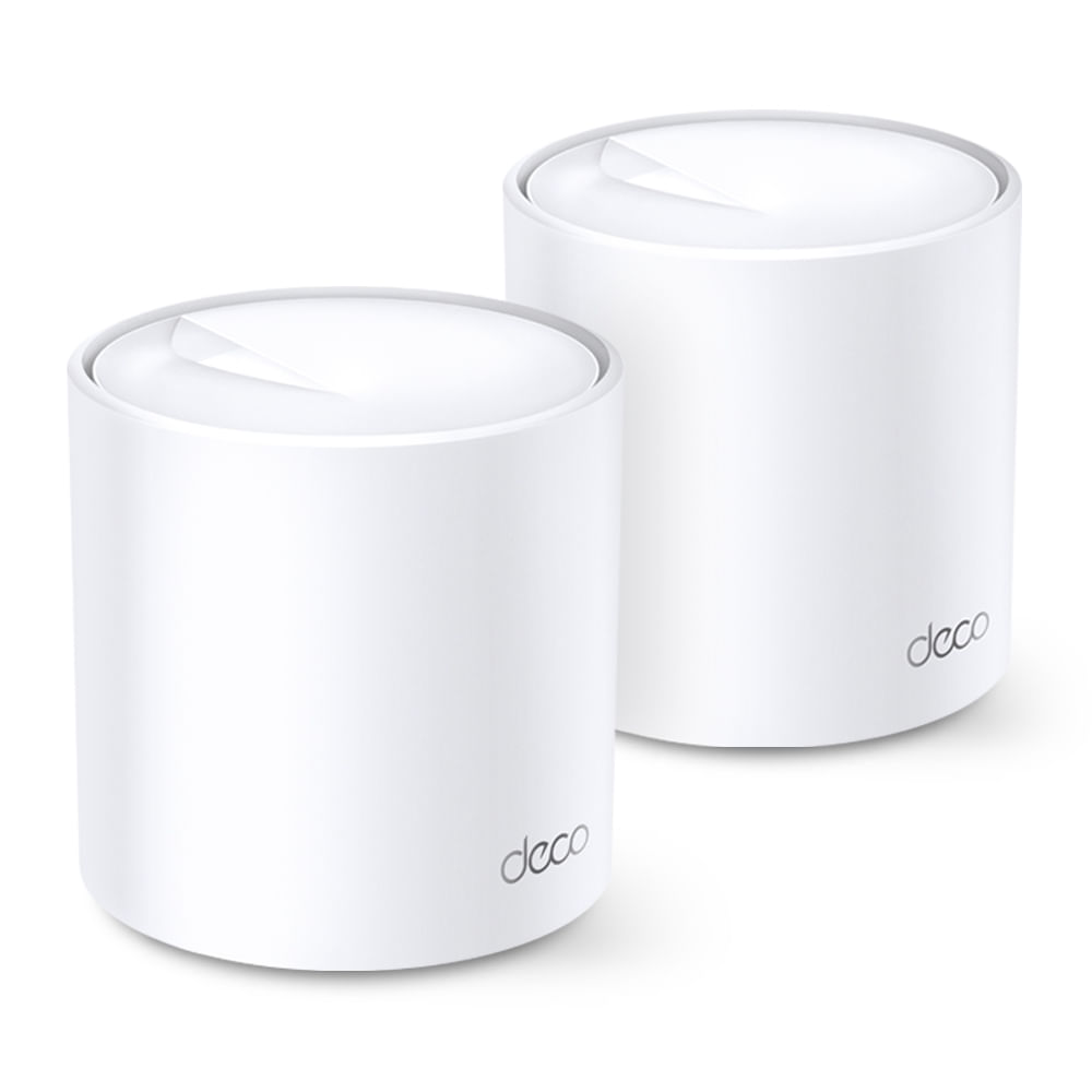 Sistema Mesh TP-Link Deco X10 AX1500 pack x 2, Wi-Fi 6, doble banda, soporte para 120 dispositivos