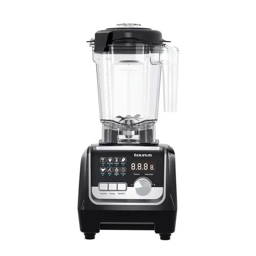 Licuadora Taurus Elite Professional digital, 1600W, jarra 2L, 6 cuchillas, motor de cobre 1.8HP, negro