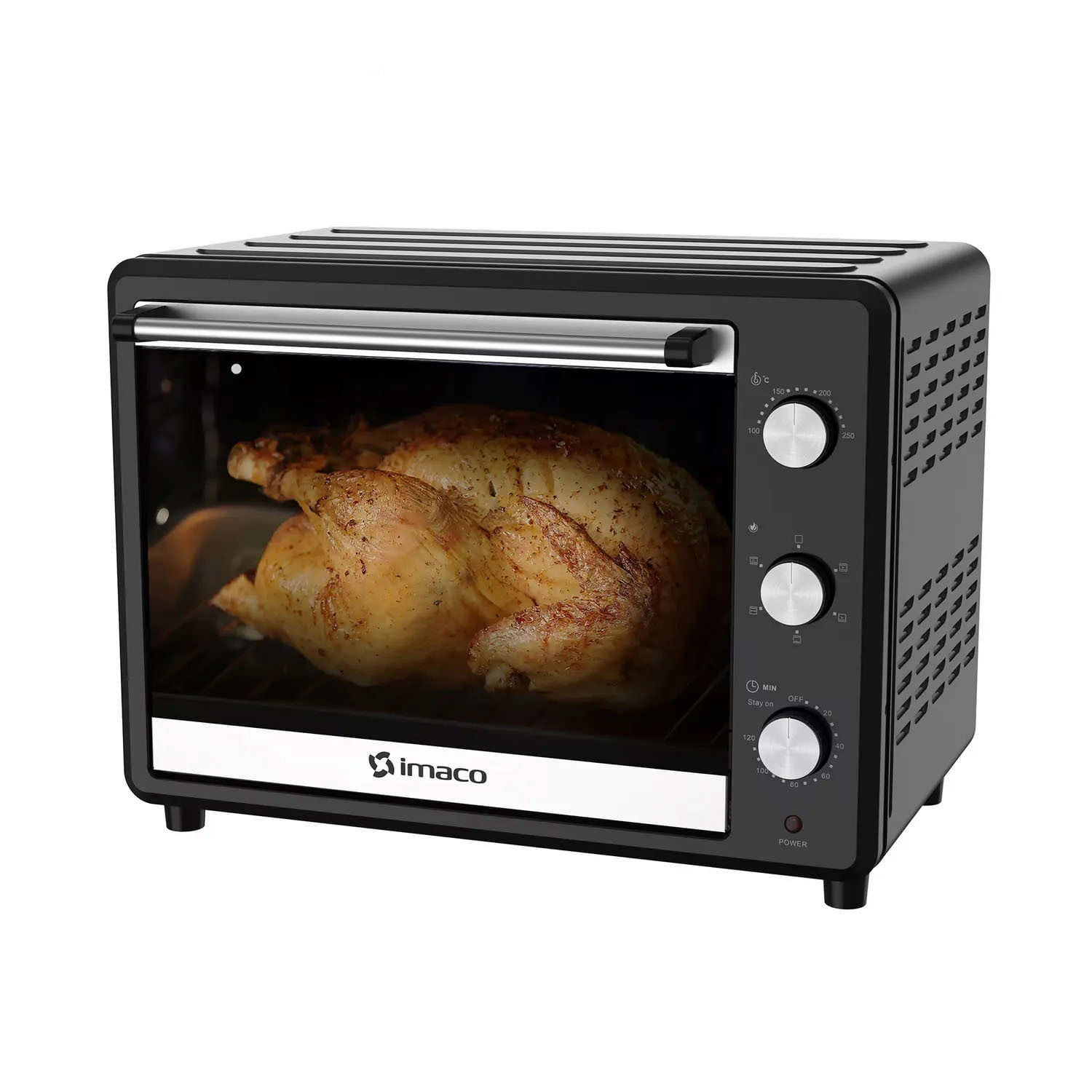 Imagen 2 del producto Horno eléctrico Imaco HES35R 35L, 2200W, sistema de convección, rosticero, negro