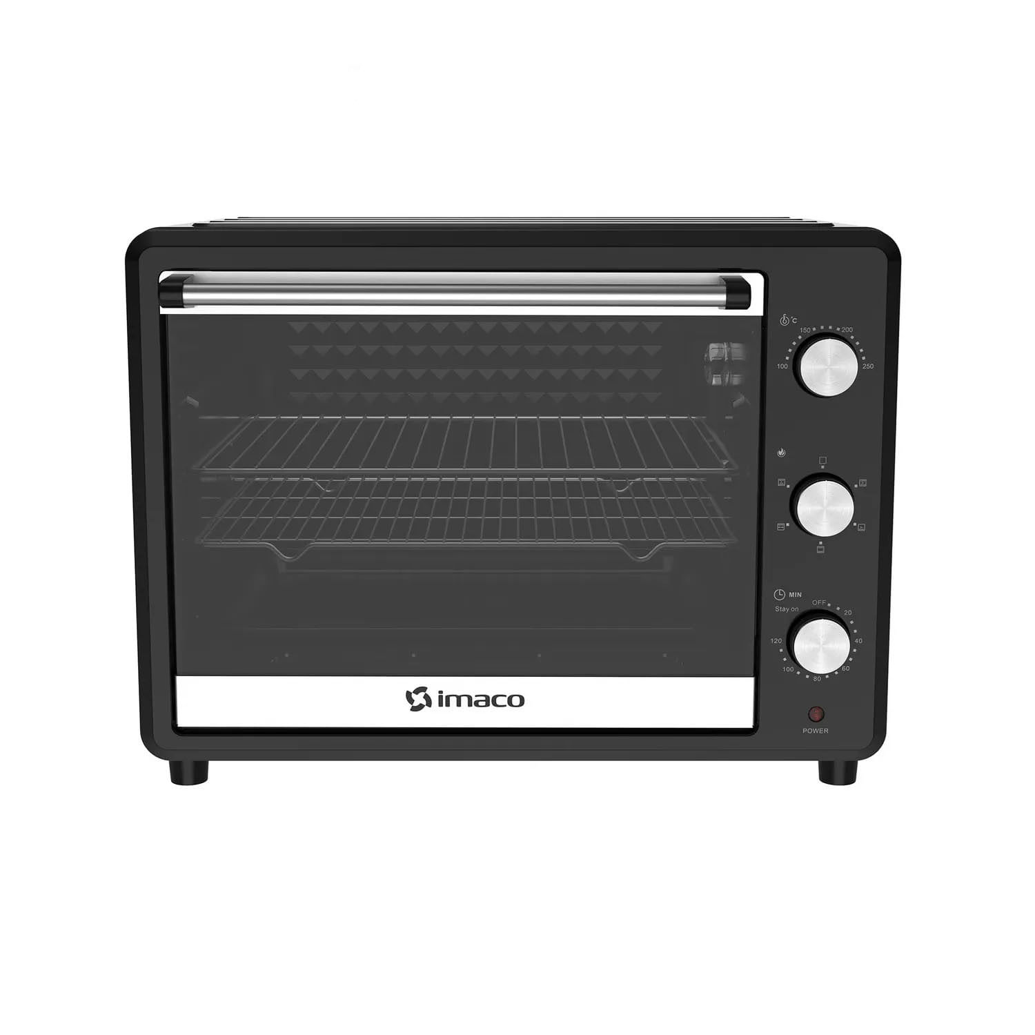 Horno eléctrico Imaco HES35R 35L, 2200W, sistema de convección, rosticero, negro