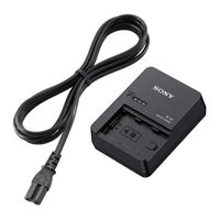 Cargador de batería Sony compacto para NP-FZ100, protección térmica, negro