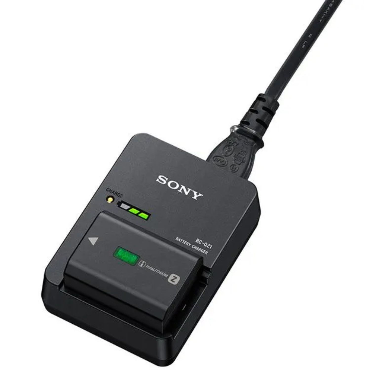 Imagen 2 del producto Cargador de batería Sony compacto para NP-FZ100, protección térmica, negro