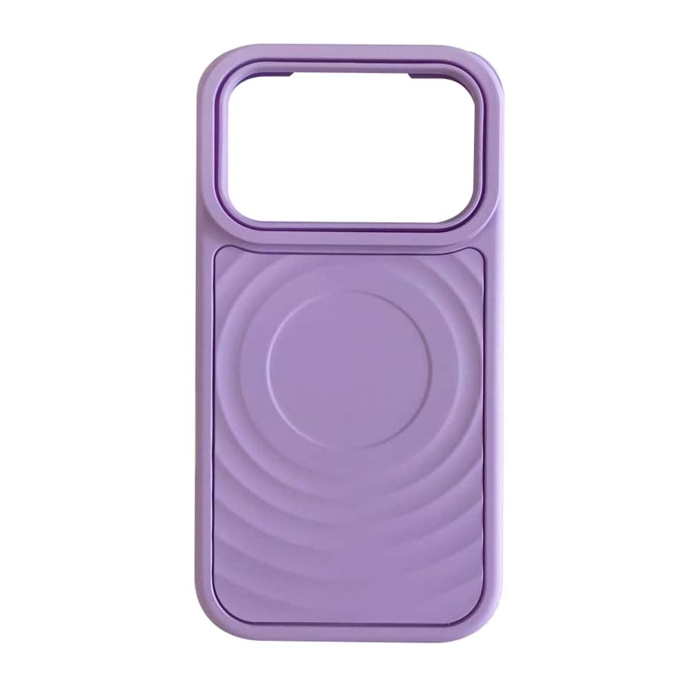 Case iBox para iPhone 17 Pro vibes 360, protección 360°, con magsafe para carga inalámbrica, lila