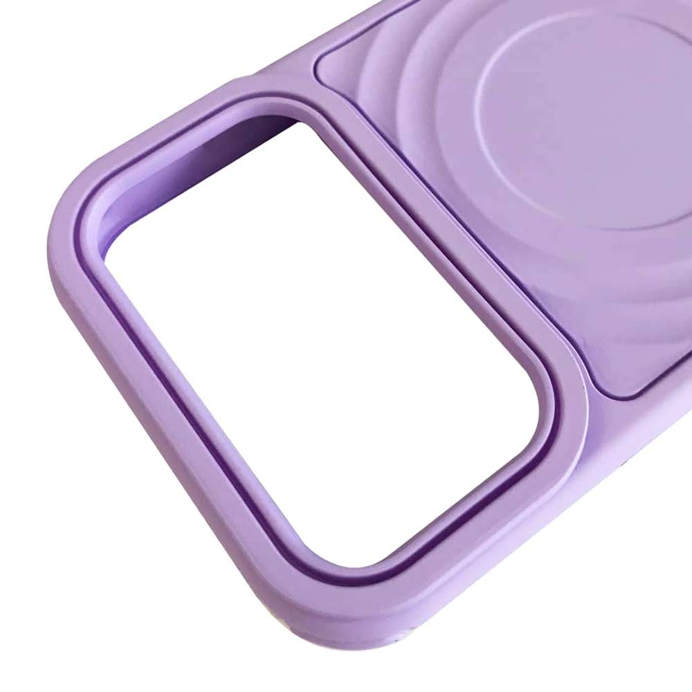Imagen 2 del producto Case iBox para iPhone 17 Pro vibes 360, protección 360°, con magsafe para carga inalámbrica, lila