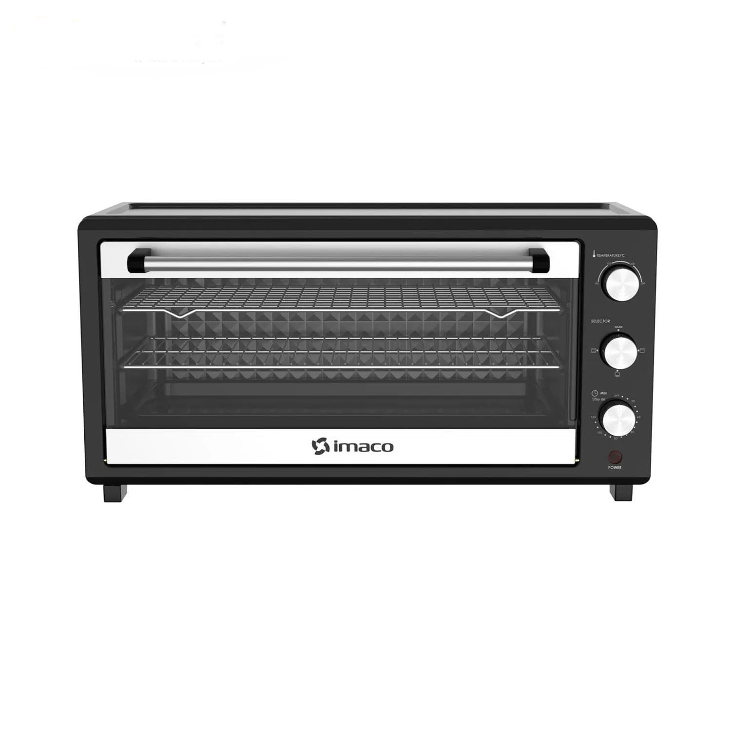Imagen 2 del producto Horno eléctrico Imaco Double Cake 35L HEB35DC 1500W, función para pasteles y revestimiento antiadherente, negro